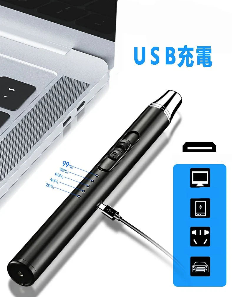 即納 プラズマ ライター 電子 電気 usb ライター 小型充電式 防風 軽量 薄型 無火炎 幅広い用途 誕生日 祝日 プレゼント アウトドアギフト s014D(イエロー)