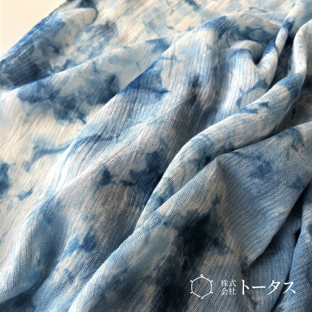 あまべ藍シフォンストール minamo【お届け不可地域：離島】【着日指定不可】