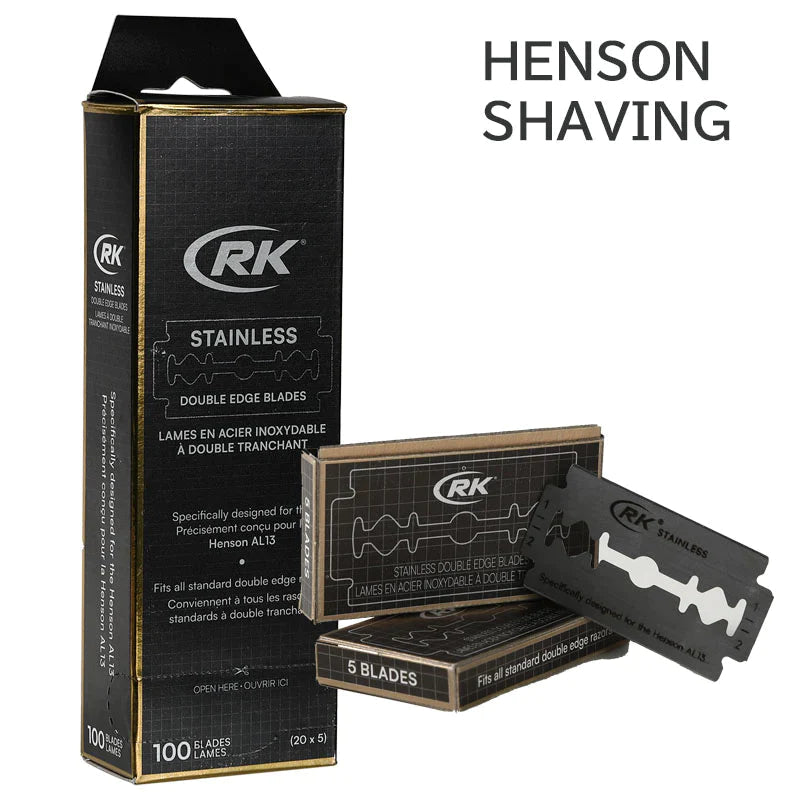 Henson Shaving 替え刃 カミソリ 100枚入り 替刃
