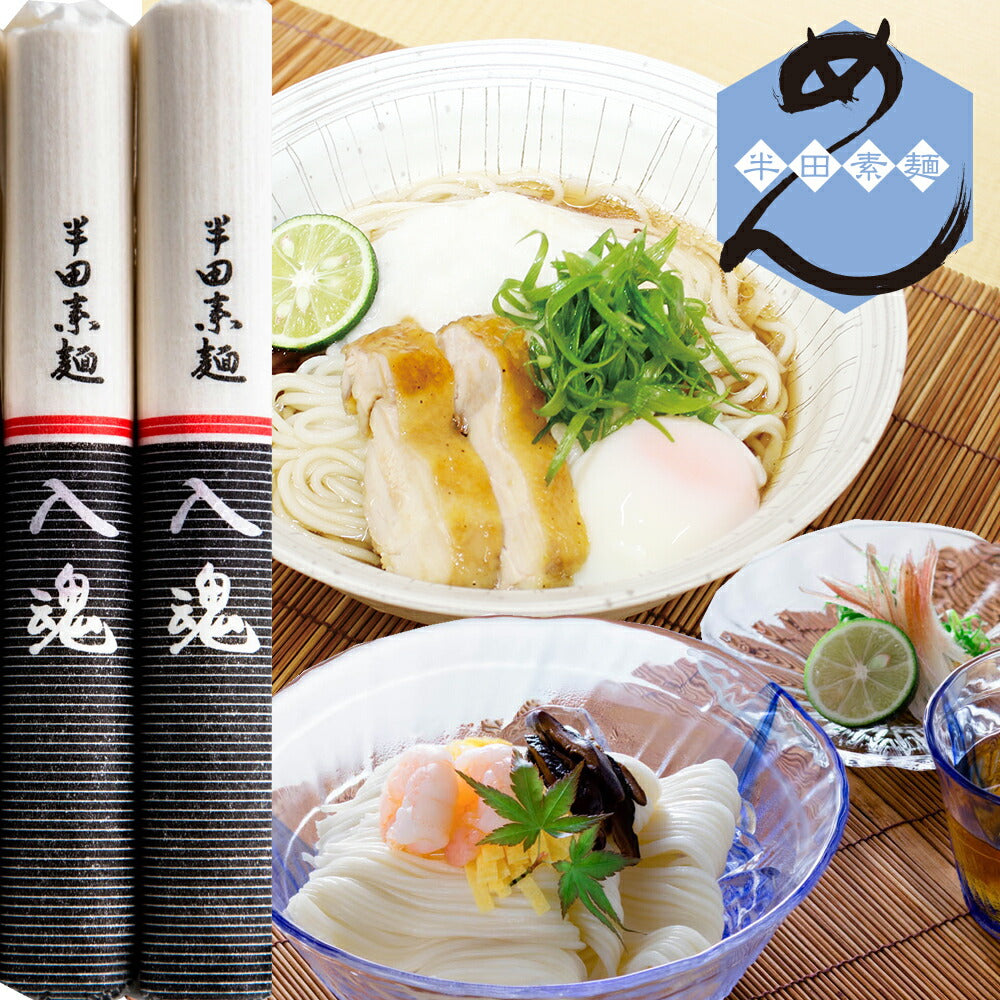 半田手延べそうめん・入魂4.8kg　ダンボール入【お届け不可地域：北海道・沖縄・離島】