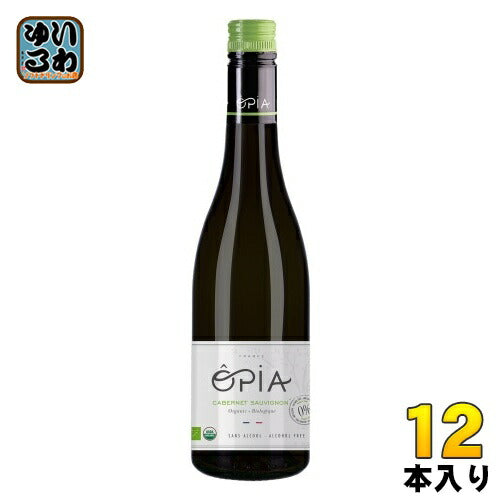 オピア カベルネソーヴィニヨン  オーガニックノンアル 375ml 瓶 12本 ワイン テイスト