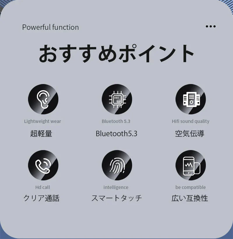 ワイヤレスイヤホン Bluetooth 5.3 耳掛け式 片耳 超軽量ブルートゥースヘッドホン ヘッドセット HIFI高音質 ワンタッチ操作 低遅延 左右分離型 自動ペア s091A(ホワイト)