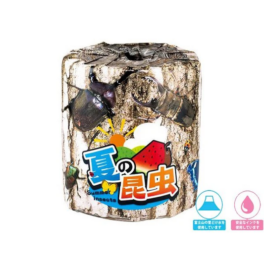 トイレットペーパー 夏の昆虫 ダブル30m 個包装100個