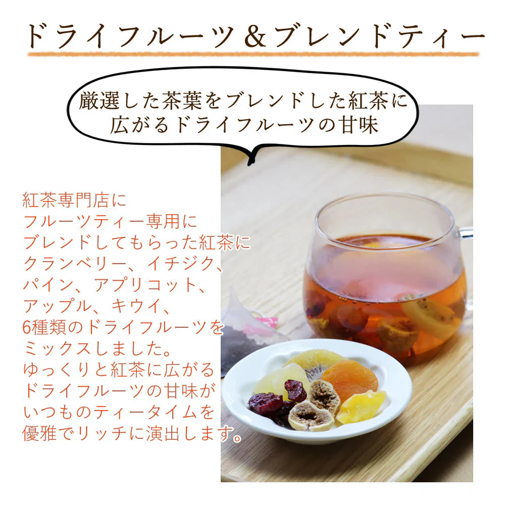 【6個入り】　贈るフルーツティー&ハーブティー ギフトBOX プレゼントボックス 手土産 紅茶ギフト