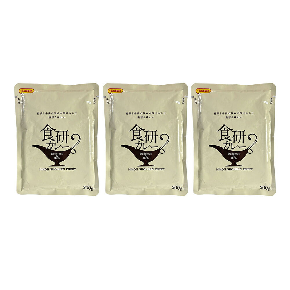 食研カレー 3食 (200g×3)【送料込み】【ゆうパケットでお届け】
