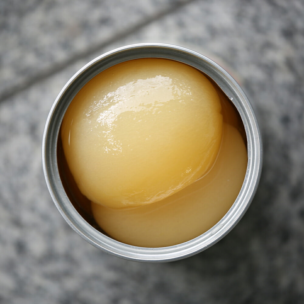 【3人シェア買いでお得】東北産白桃缶詰　6缶ギフト