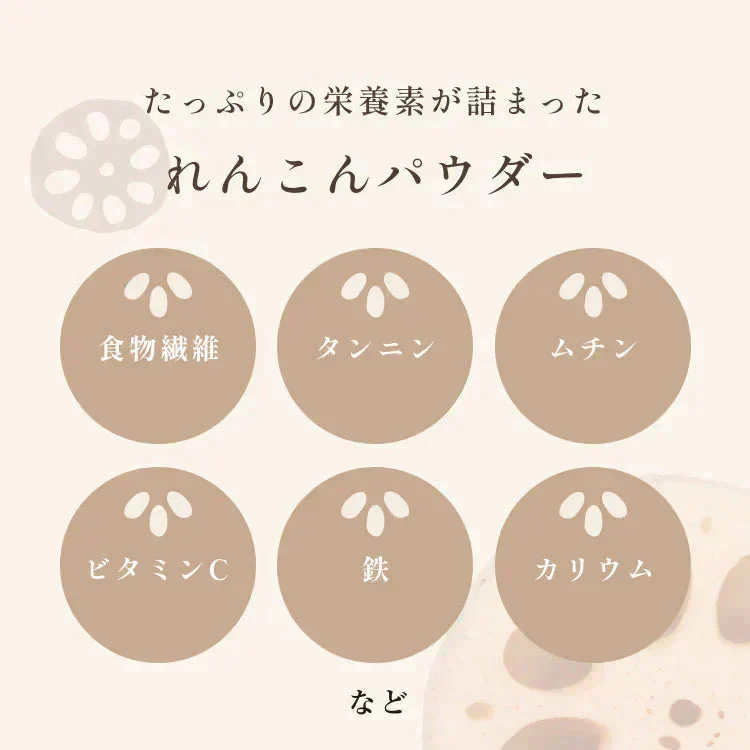 れんこんパウダー 国産 70g 無農薬 粉末 レンコンパウダー ポリフェノール レシピ 離乳食 ヨーグルト スイーツ 食物繊維 タンニン れんこん 蓮根パウダー 野菜パウダー レンコン粉 熊本県産 化学肥料不使用 送料無料