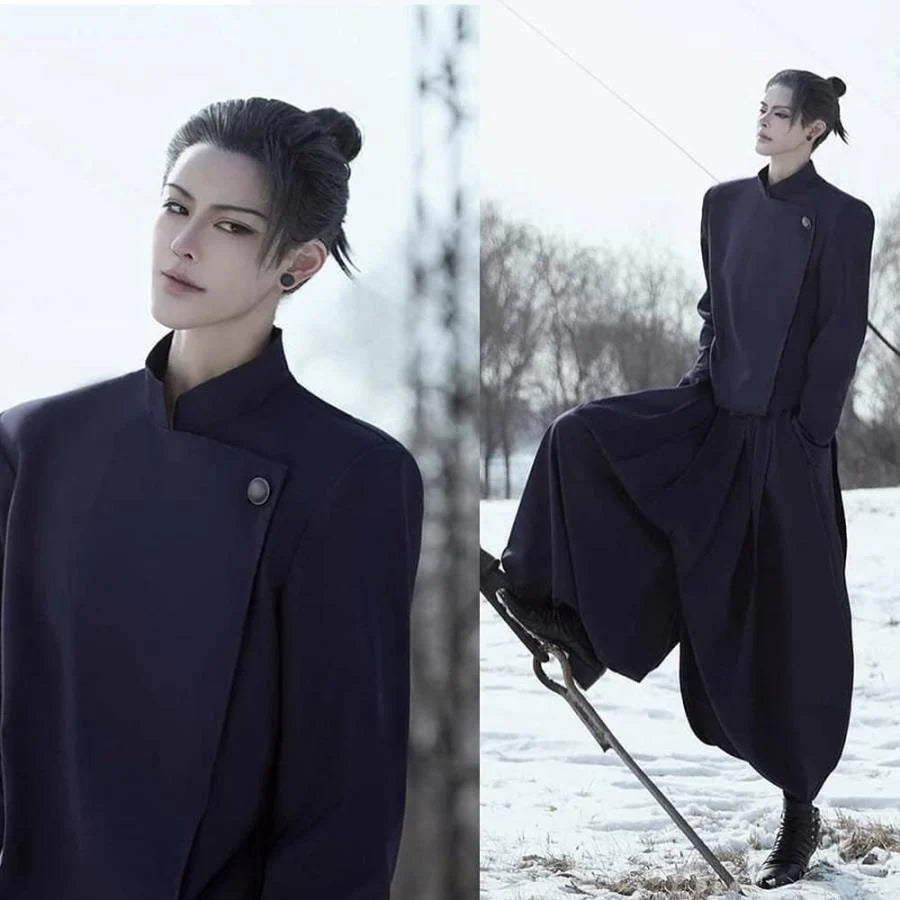 コスプレ 夏油傑 かつら カツラ 変装用ウィッグ コスチューム小物 パーティー 仮装 クリスマス ハロウィン 文化祭 お祭り 学園祭 cosplay wig (夏油傑)