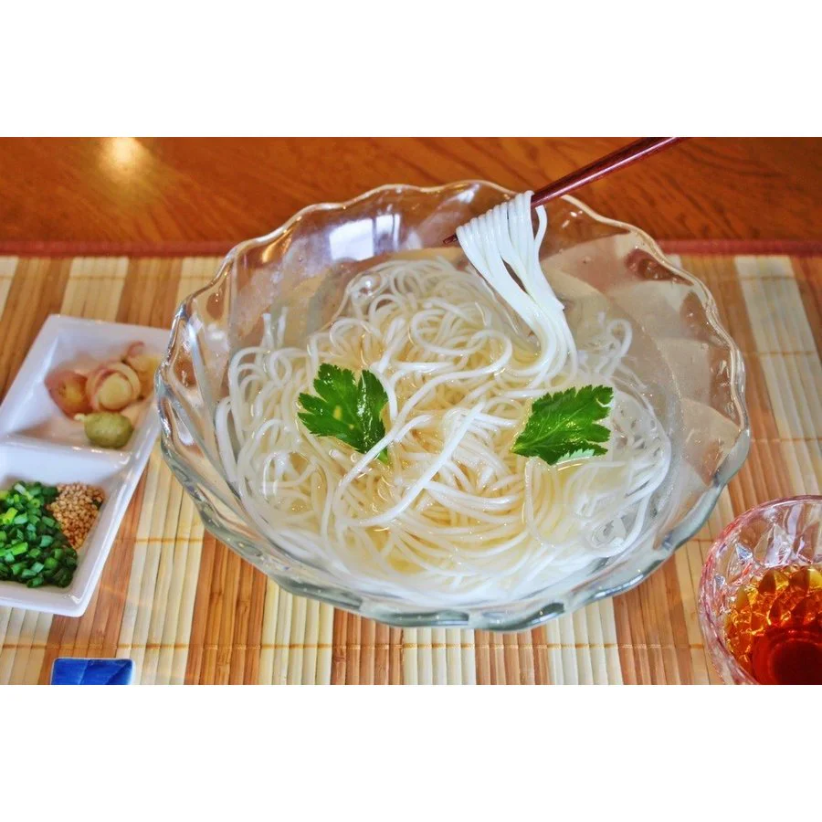 【3人シェア買いでお得】そうめん　ひやむぎ　冷麦　素麺　お取り寄せ　九州熟成そうめん250g×2袋　&　九州熟成ひやむぎ250g×2袋　たっぷり1キロ