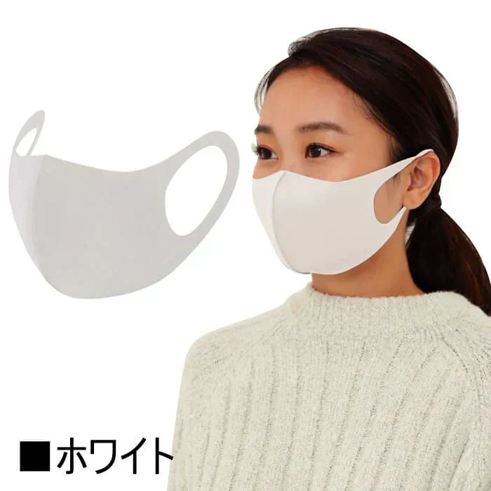 【グレー】【大人用】洗える 秋冬 3枚セット 発熱素材 あったか　ぽかぽか　ホットフィット マスク