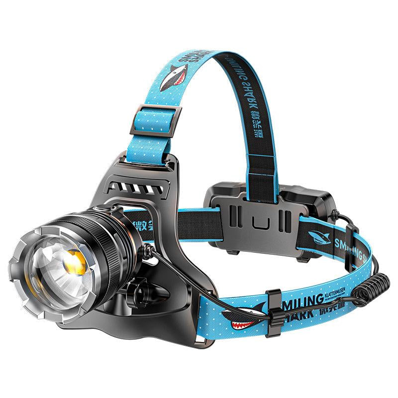 ヘッドライト USB急速充電式 90°回転可能　ズーム機能　ヘッドランプ ヘルメット ライト ズーム機能 ヘッド懐中電灯 夜釣り ライト 軽量 防水 停電 防災 登山