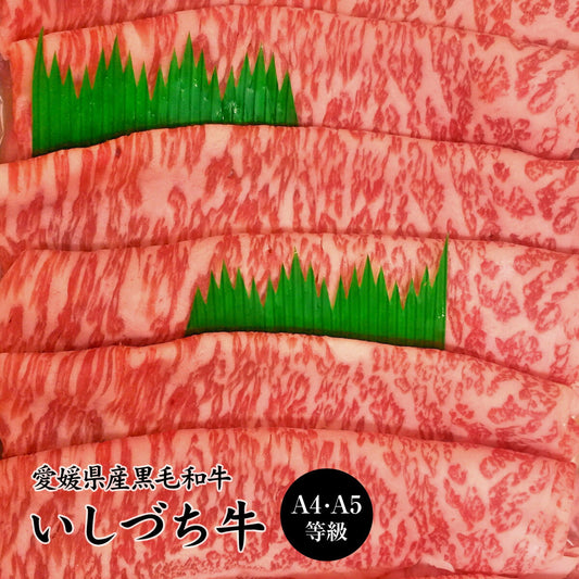 愛媛県産いしづち牛 厳選！雌黒毛和牛 サーロイン しゃぶしゃぶセット 約500g (A4-A5等級)