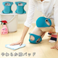 やわらか膝パッド（２枚１組）[ 膝パッド ２枚１組 大人用 膝サポーター プロテクター 膝当て ガーデニング 園芸 雑巾がけ 農作業 ニーパッド メンズ レディース ユニセックス 男女兼用 膝 守る 柔らかい ひざ ヒザ ブルー 青 ]