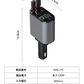 【2026強化版】シガーソケット 延長 充電器 巻き取り リール式 4in1 車 USB Type-C Lightning 急速充電 4ポート カーチャージャー 4台同時に充電 iPhone 15 14 巻き取り式 12V車 24V車 Apple Android USBポート付 リールタイプ 後部座席 車載充電器 電圧計