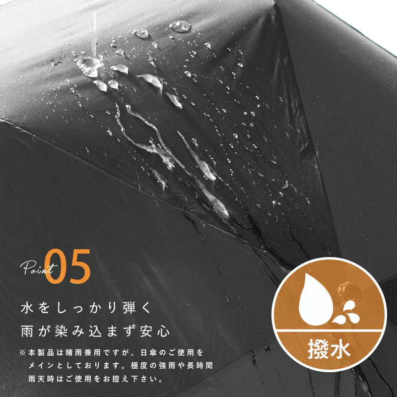 【ブラック】【商品名：軽量日傘】