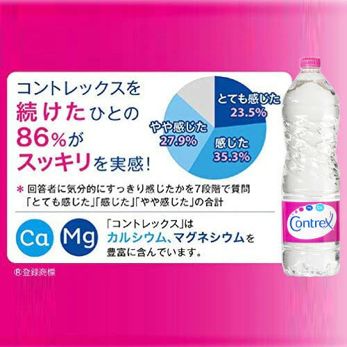 【SUPER在庫処分市】【全国配送対応】【送料無料】【1ケース】コントレックス1.5L12本硬水お水ミネラルウォーターまとめ買い大量ペットボトルみずcontrexフランス