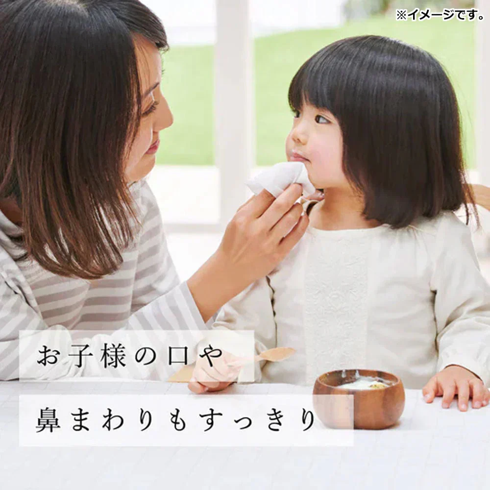 ウェットティシュー エリエール 大王製紙 純水タイプ 贅沢保湿 ノンアルコール ボックス詰替用 50枚 8個入り X3パック