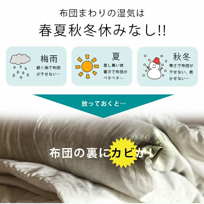 【シングル】コットンの約7倍の吸湿性能! 防ダニ 除湿シート 除湿マット 敷パッド シングル ダブル 日本製 快眠ドライプラス　防ダニタイプ