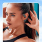 【携帯2台同時接続】ワイヤレスイヤホン 片耳 bluetooth5.5 左右耳兼用 180度回転 耳掛け式 ブルートゥースイヤホン 耳を塞がない オープン式 快適 iPhone/Android適用 ハンズフリー s134B(グレー)