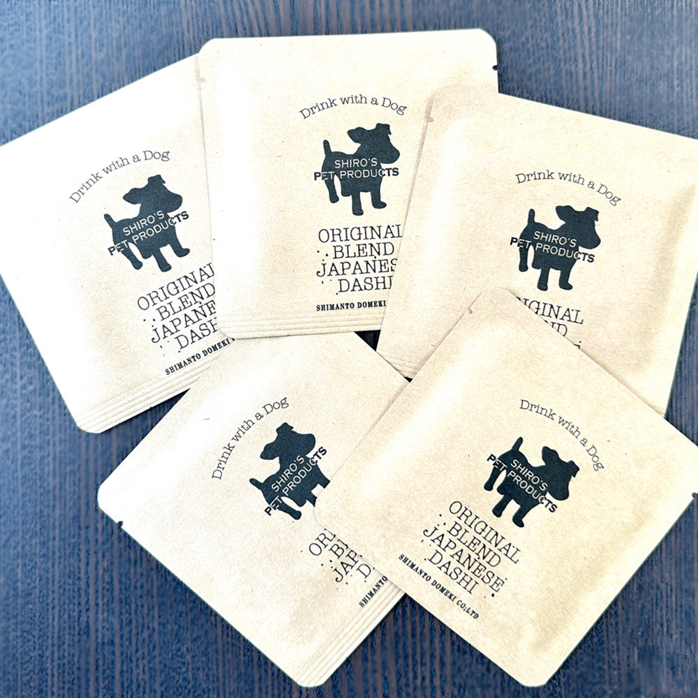 No.9 ORIGINAL BLEND DASHI DRIP5g×5袋 ペットフード ドッグフード キャットフード お出汁【送料込み】【お届け不可地域：北海道・沖縄・離島】 【二重包装不可】