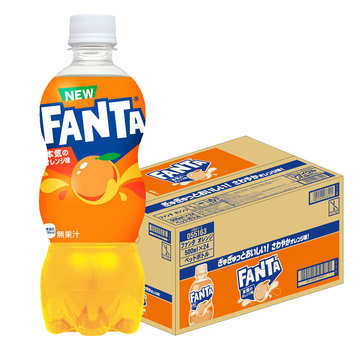 【送料無料】コカコーラ ファンタ オレンジ 500ml×2ケース/48本