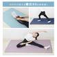 【予約商品：9月下旬（～30日までに発送）】【ネイビー】ヨガマット ケース付き 180×80cm 極厚10mm 幅広 厚手 クッション ピラティスマット トレーニングマット 筋トレ エクササイズ ヨガ ストレッチ トレーニング ダイエット ストレッチマット エクササイズマット
