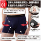 【赤＆灰＆青、L】 ボクサーパンツ メンズ  3枚セット 前開き 快動ボクサー ボクサーブリーフ