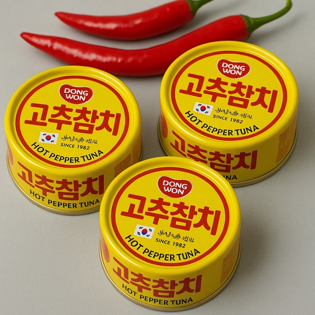 お試し 東遠 唐辛子 ツナ 100g 3缶 コストコ 韓国 (唐辛子ツナ3)DONGWON TUNA WITH PEPPER
