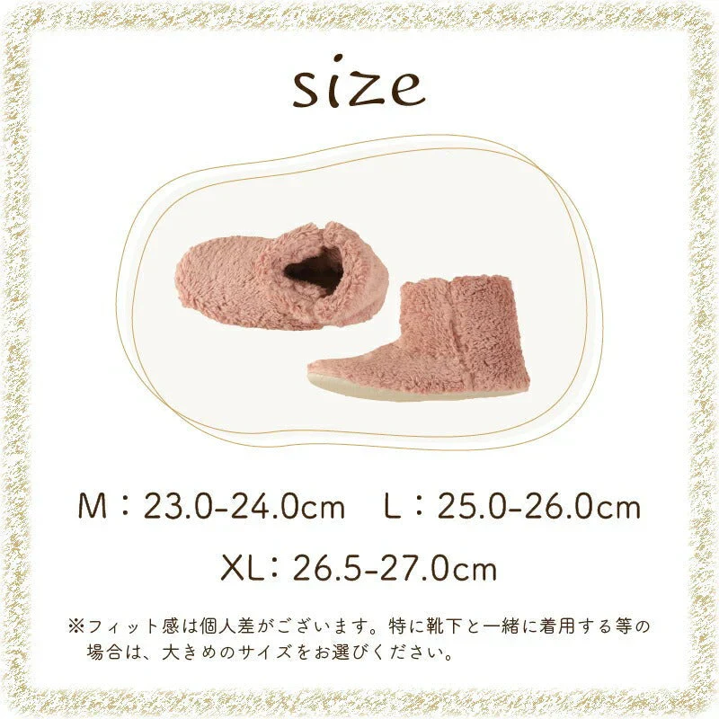 【ブラック　L】ルームシューズ プレゼント 冬 メンズ もこもこ 子供 ボア あったか 暖かい ブーツ ロング キッズ スリッパ 北欧風 おしゃれ 冬用 秋 洗える スエード ルームブーツ 室内履き 冷え性 防寒 カップル ユニセックス