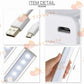 LED人感センサーライト LED人感センサーライト 10LEDランプ 調整可能 USB充電式 省エネ 超寿命　高輝度 両面テープ 磁石マグネット付き 階段 足元灯 w013B(電球色)