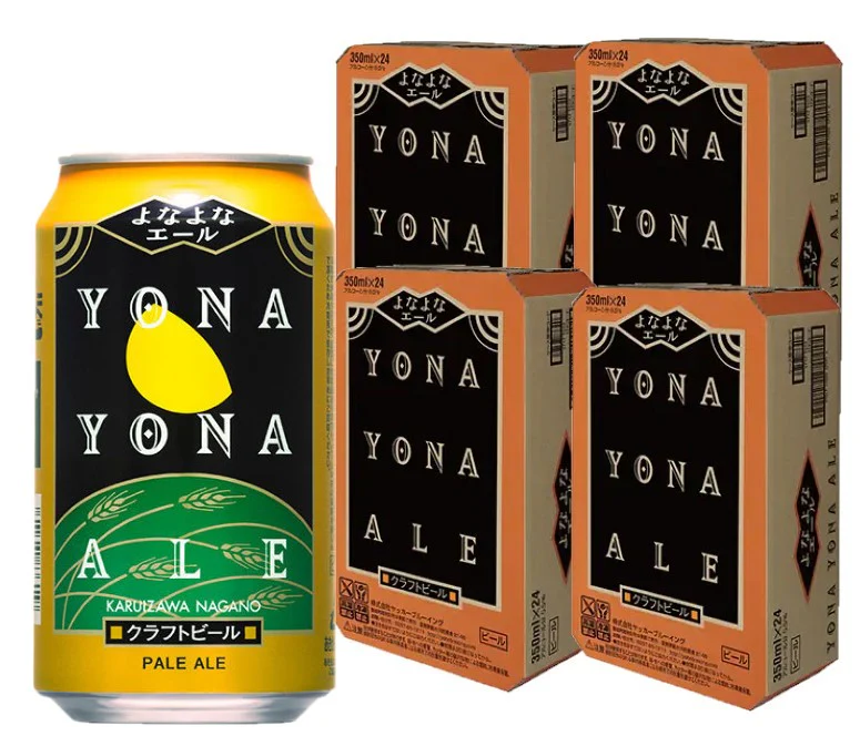 【送料無料】ヤッホーブルーイング よなよなエール 350ml×4ケース/96本【北海道・東北・四国・九州地方は別途送料がかかります】