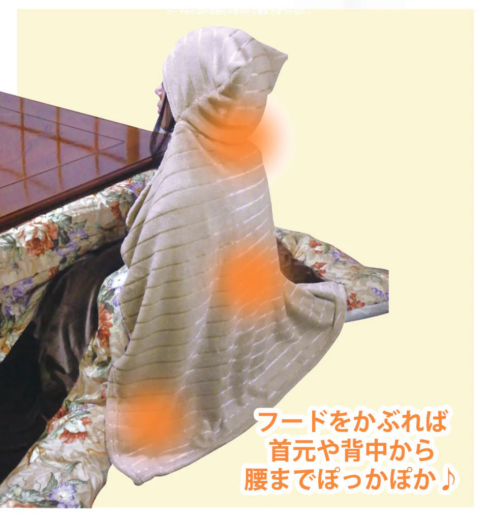 【かぶって使える！かわいいブランケット】 ブランケット あったか かわいい 肌触り抜群 ふわふわ フリース フード付き クッション 膝掛け かぶれる ひざ掛け 大判 冬 防寒 寒さ対策 暖かい おしゃれ かぶランケット