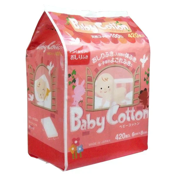 おしりふき コットンラボ ベビーコットン 天然コットン100％ 420枚入りＸ5パック