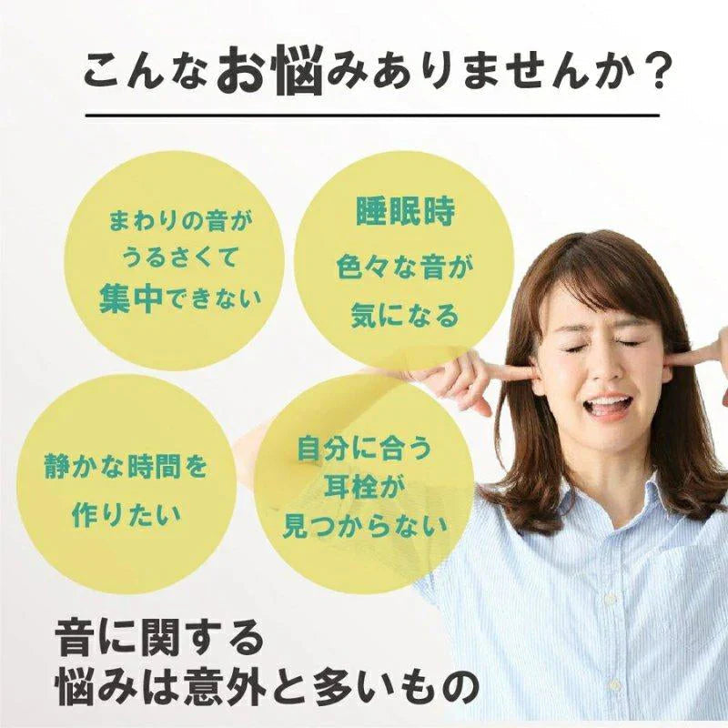 耳栓 睡眠 遮音 睡眠用耳栓 飛行機 遮音値40dB シリコン 大人用 子供用 睡眠用 防音 勉強 快眠 旅行 安眠 工事 ドリル 爆音 読書 水洗い可 繰り返し使用可能 w471D(グリーン)