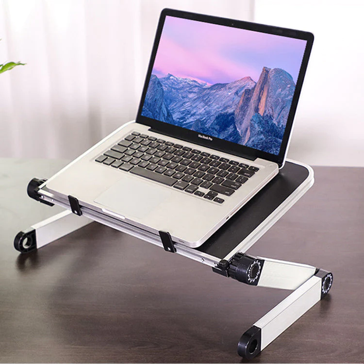 【White】ノートパソコン スタンド 冷却ファン搭載 折りたたみ式 軽量 30cm  pcst-003