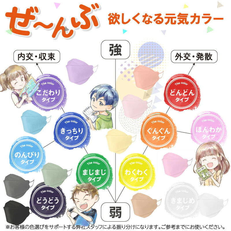 （ブラック 子供）【マスク工業会正会員  日本カケン認証あり JIS】マスク 30枚 血色マスク KF94マスク PM2.5 カラーマスク 韓国マスク 使い捨て 小顔 口紅がつきにくい メガネ曇らない 通気性