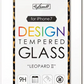 Kazall プリント柄付き　保護ガラスフィルム　 for iPhone　8/7　(REOPARD ‎レオパード) 　保護フィルム　アイフォン