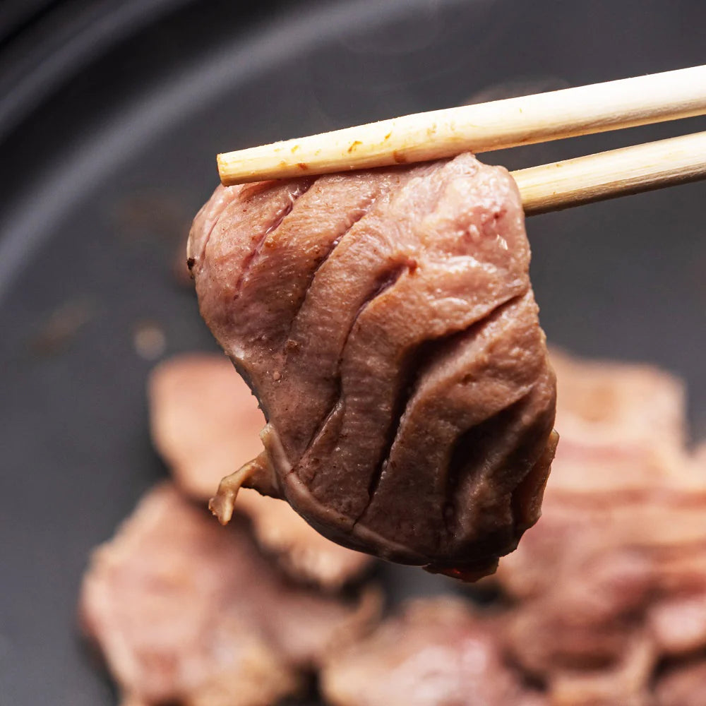 厚切り タン 500g×4pc 2kg 約5mm カット 厚切り豚タン バーベキュー BBQ タンスライス スリット入り ギフト クリスマス 年末年始 味付けタン 豚タン