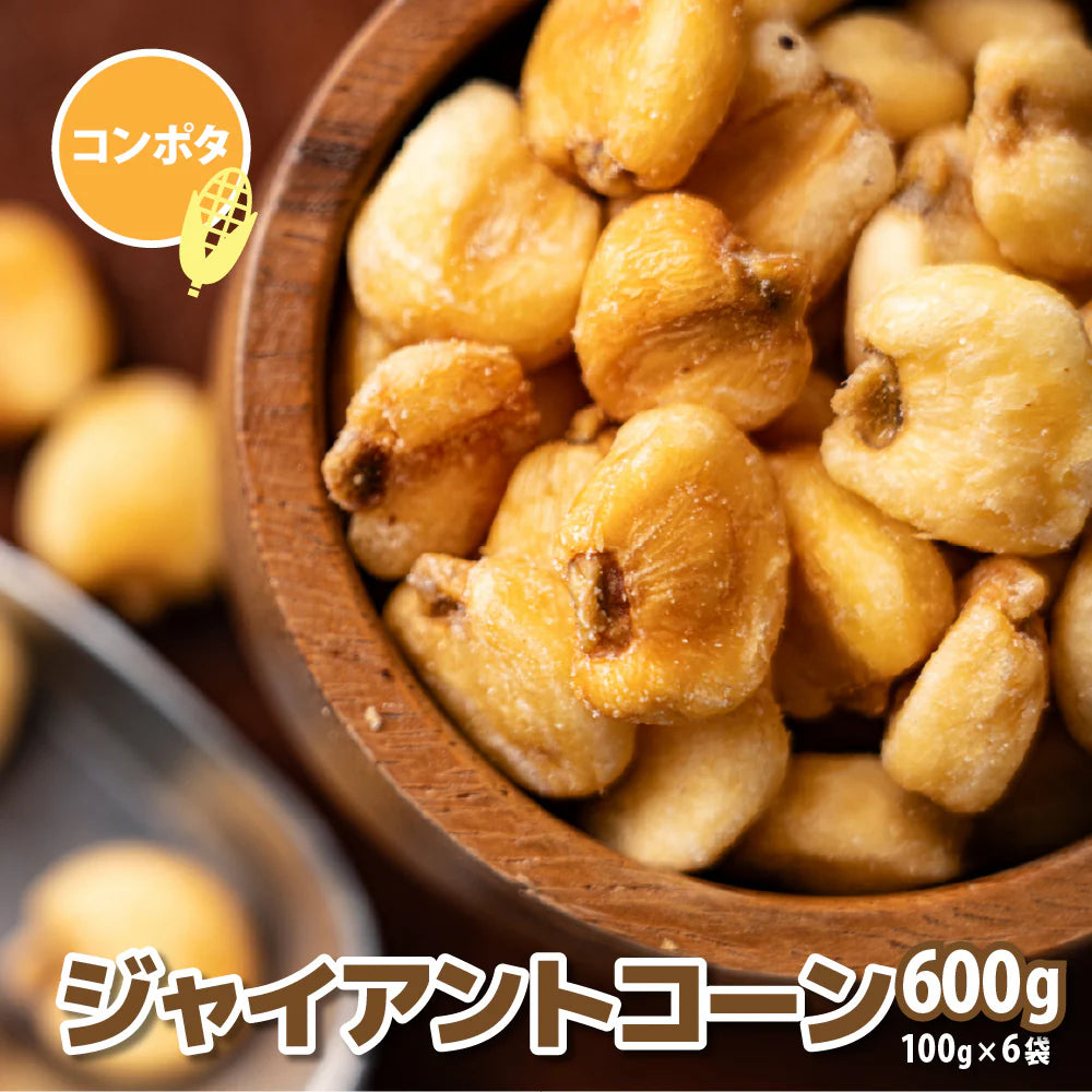 ジャイアントコーン ポタージュ味 600g(100g×6袋) おつまみ ジャイコン 小腹サポート おやつ 食べきりサイズ チャック付き 送料無料 プチギフト