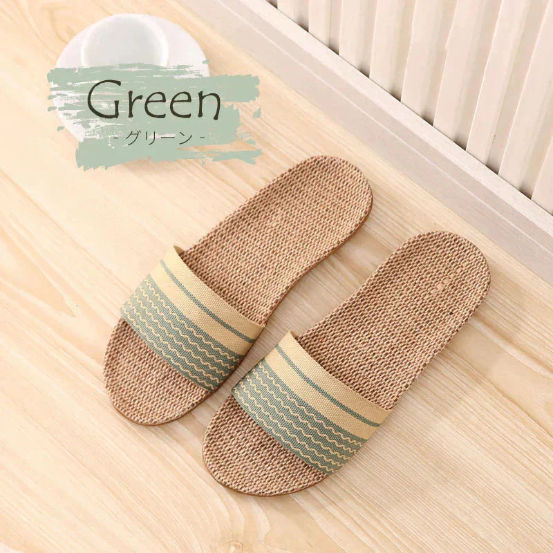 【色お任せ /Sサイズ】スリッパ 麻素材