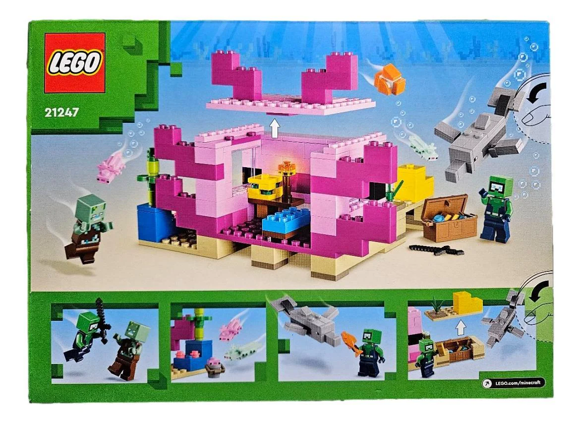 レゴ LEGO マインクラフト ウーパールーパーハウス 21247 おもちゃ ブロック プレゼント 動物 どうぶつ 男の子 女の子 7歳から