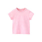半袖 Tシャツ ピンク 120cm 100％綿 無地 子供 キッズ 100 110 120 130 140 150 コットン 吸汗速乾 幼稚園 小学校 体育 体操着 発表会 運動会 ダンス 洗い替え 白 黒シャツ
