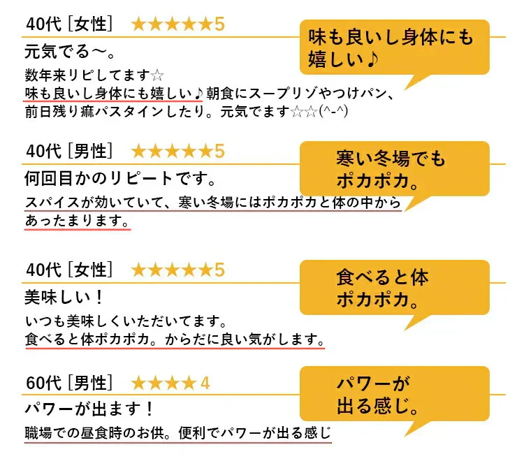❤️女王様のすごい元気カレースープ　50食セット女王様もびっくり・驚きのすごい配合／原材料がすごいんです♪　ぷるるん姫