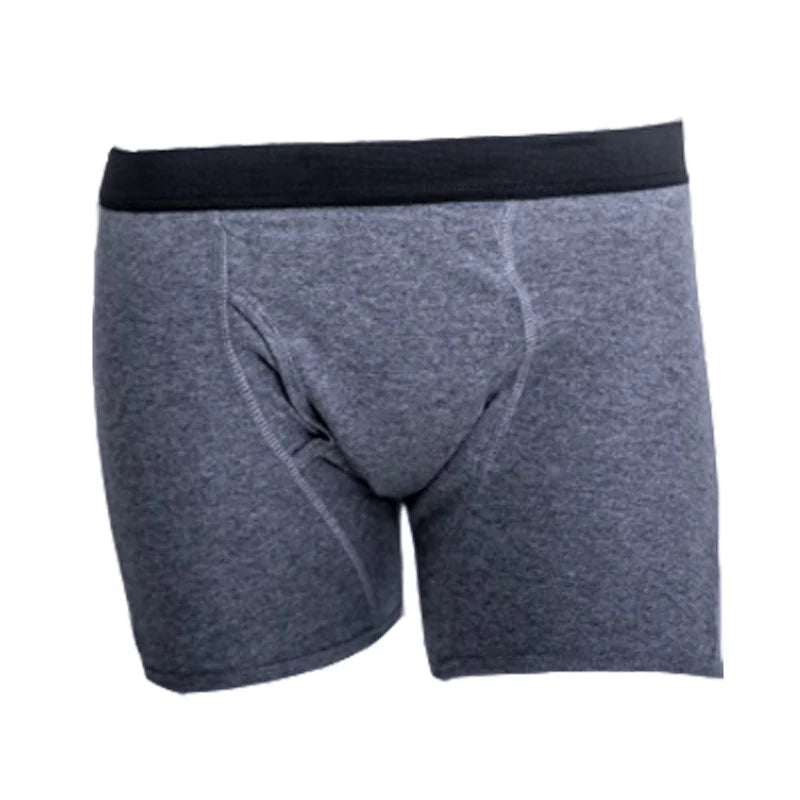 失禁パンツ 黒M1枚 男 メンズ 尿漏れ パンツ 漏れない 介護 ボクサー トランクス ショーツ 高齢者 シニア 中失禁 重失禁 200cc 大容量 吸収 コットン 綿 通気性