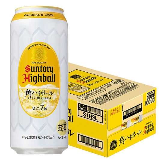 【送料無料】 サントリー 角ハイボール 500ml×1ケース/24本【北海道・沖縄県・四国・九州地方は別途送料】