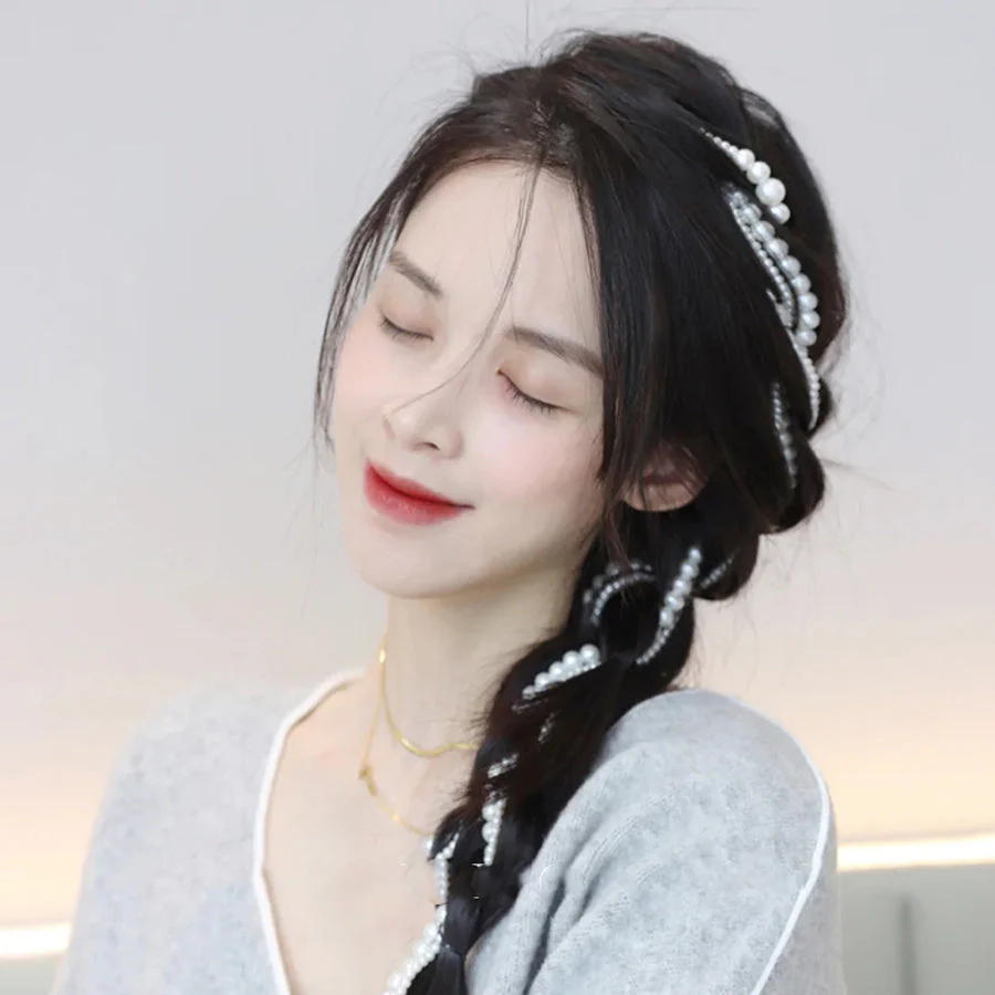(B1)パール ヘアアクセサリー ヘアアレンジ 髪飾り ウェディング 結婚式 二次会 パーティー おしゃれ かわいい