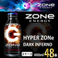HYPER ZONE DARK INFERNO エナジードリンク ボトル缶 400ml×24本×2ケース 48本