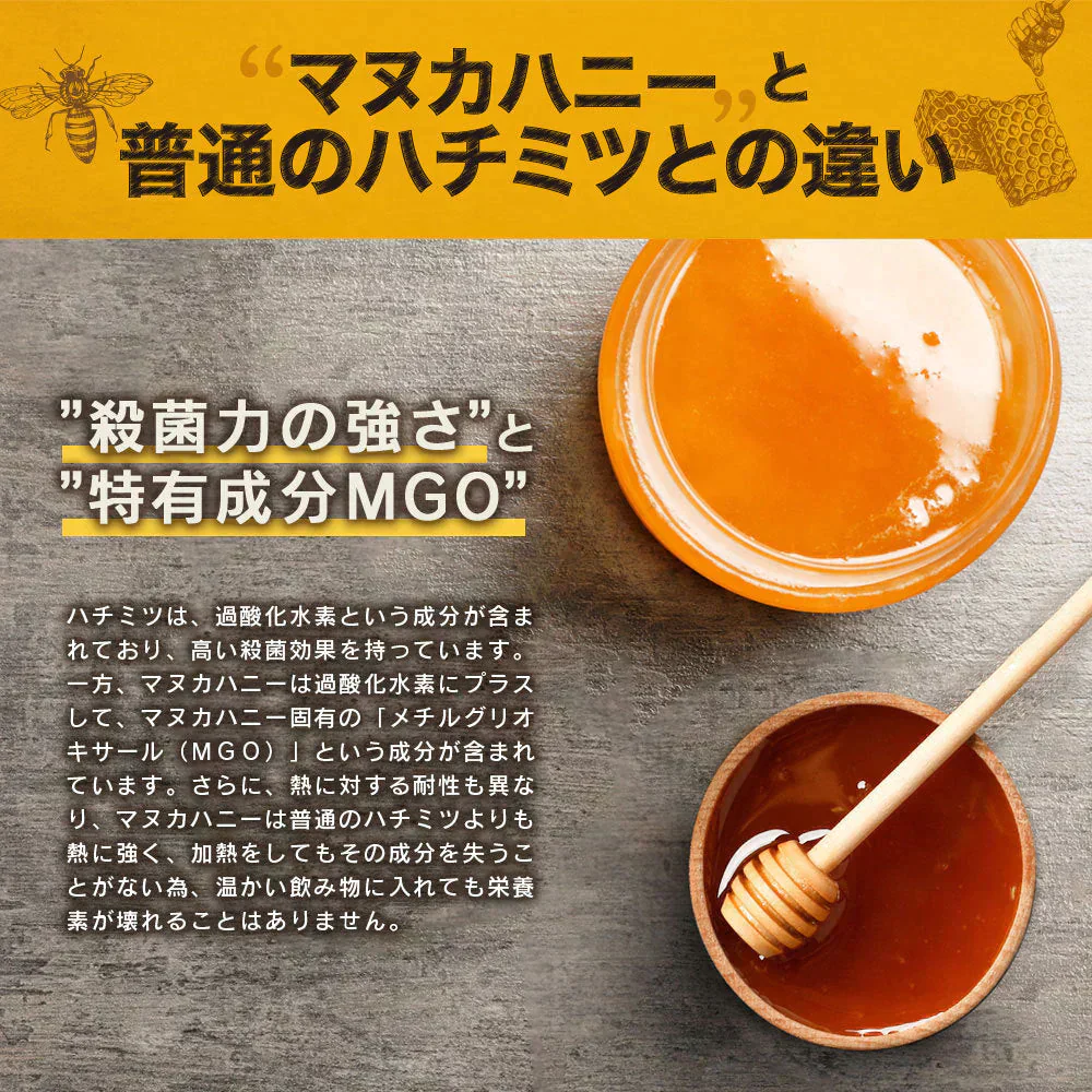 《2個セット》マヌカハニーMGO215+ 250g plusHONEY マヌカ蜂蜜 ニュージーランド産 はちみつ