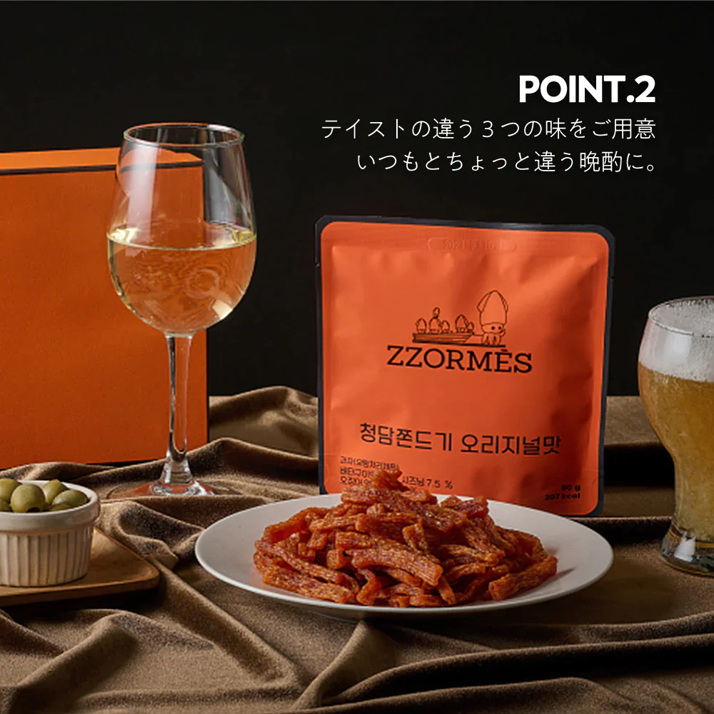 イカ風おつまみ チョルメス 旨辛ヤンニョム味 6個セット