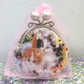 ねこ がま口 財布 子猫 猫雑貨 小銭入れ　こねこ　チャトラ　花柄　ガマ口